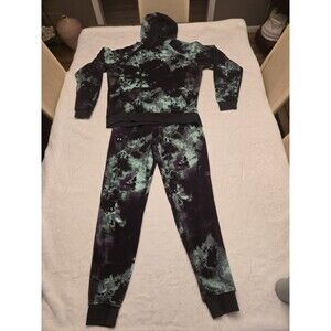 Women's Under Armour 2 Piece Teal Purple Sweat Suit Size M/L